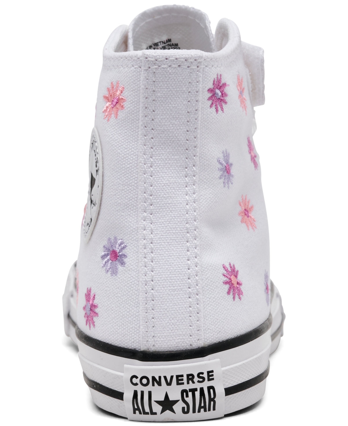 Shop Converse Little Girls Chuck Taylor All Star Florals High Top Casual Sneakers From Finish Line In White,jellyfish