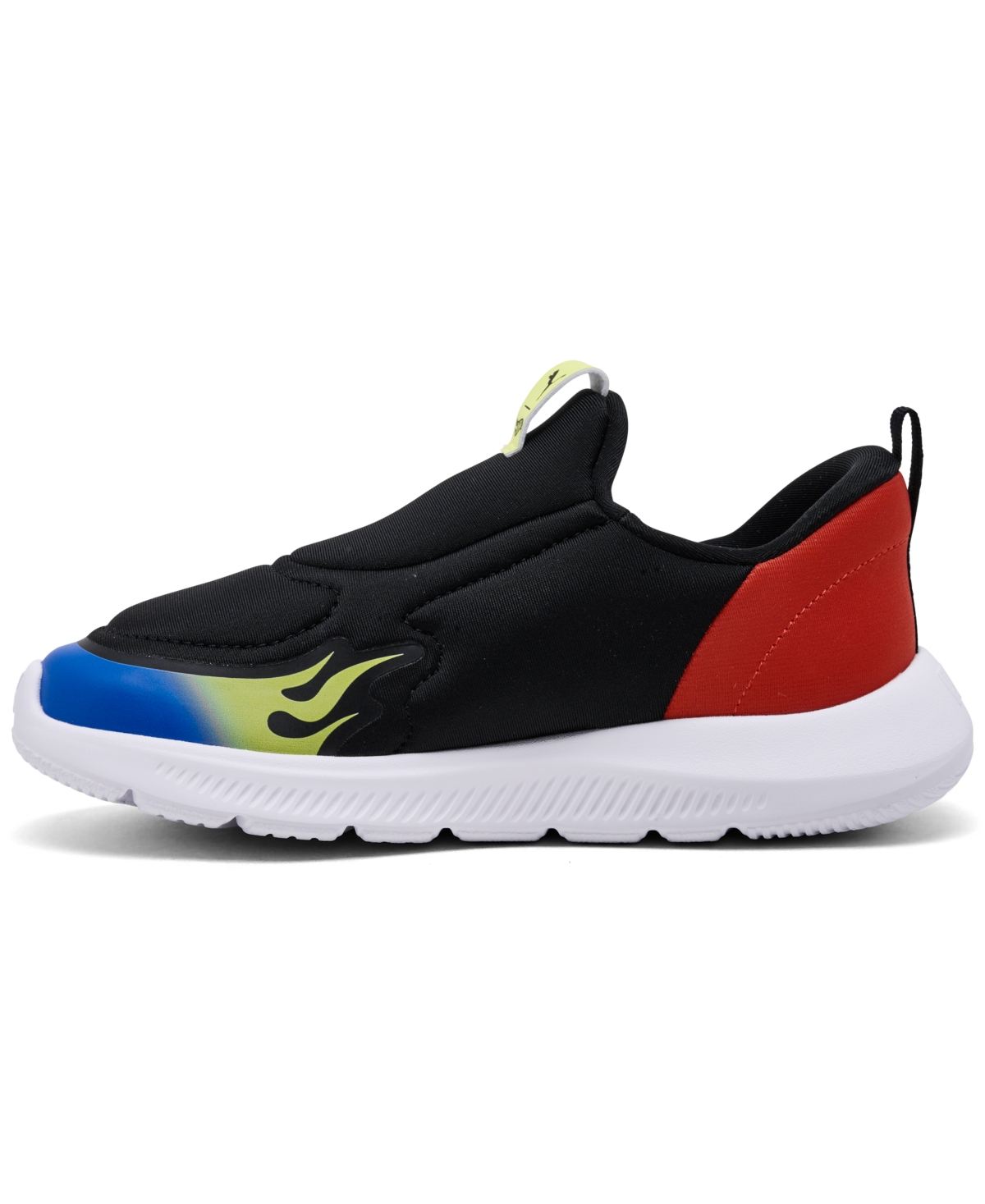 Puma X Hot Wheels Little Kids Fun Racer 2 Sliptech Casual Sneakers From Finish Line In Black,white