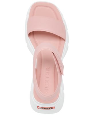 Women's Abel Square Toe Wedge Casual Sandals from Finish Line