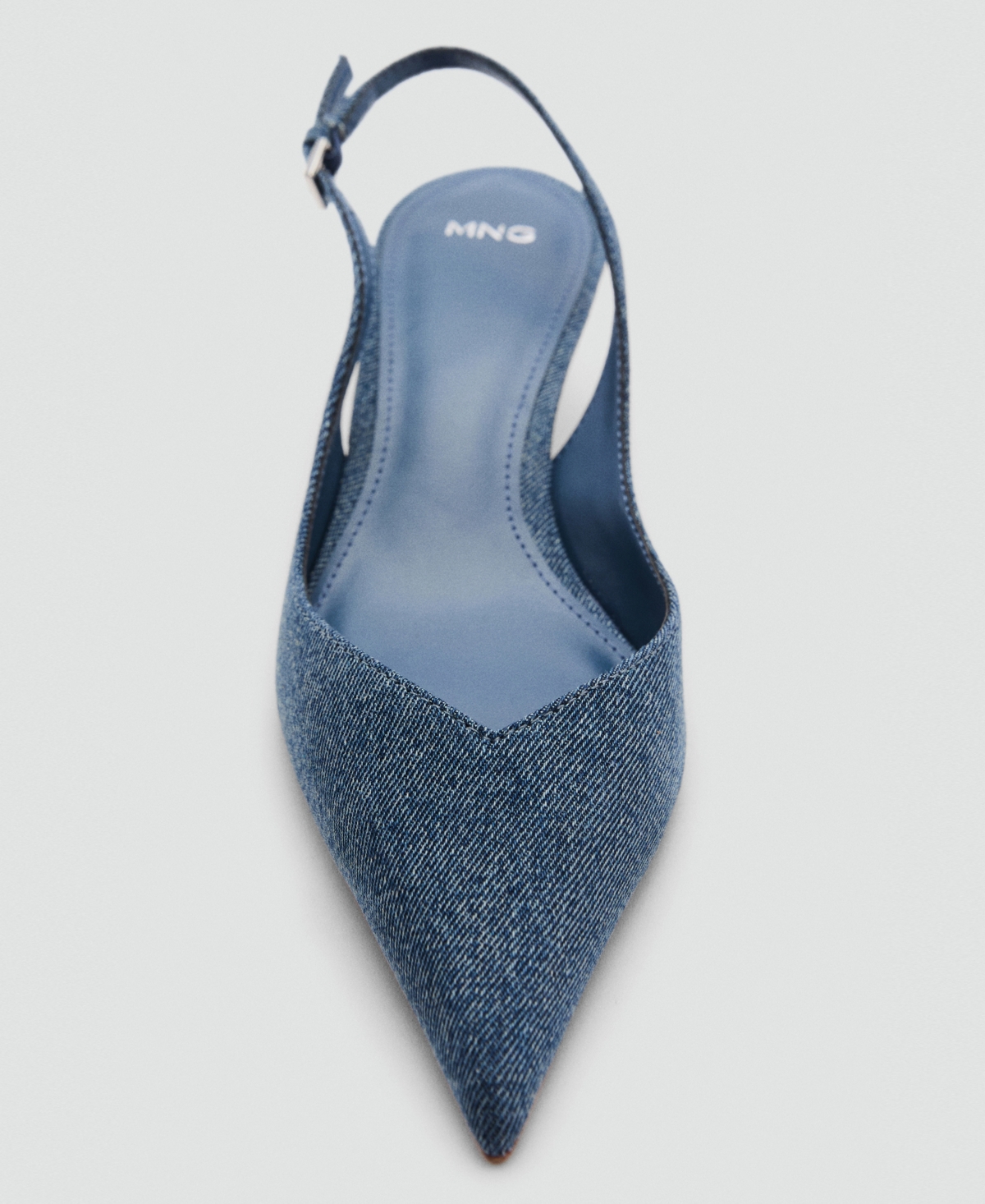 Mango Women's High-Heeled Denim Shoes