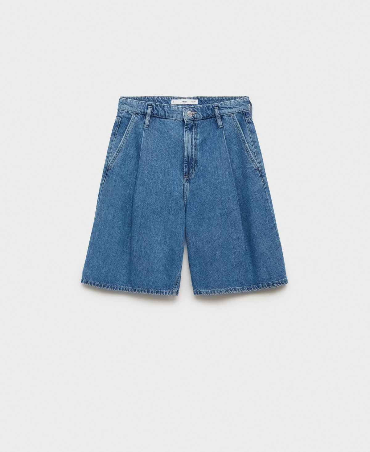 Women's Bermuda Wide Leg Shorts - Medium Blue