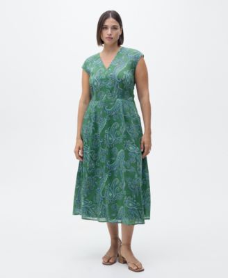 Women's Paisley Ramie Dress
