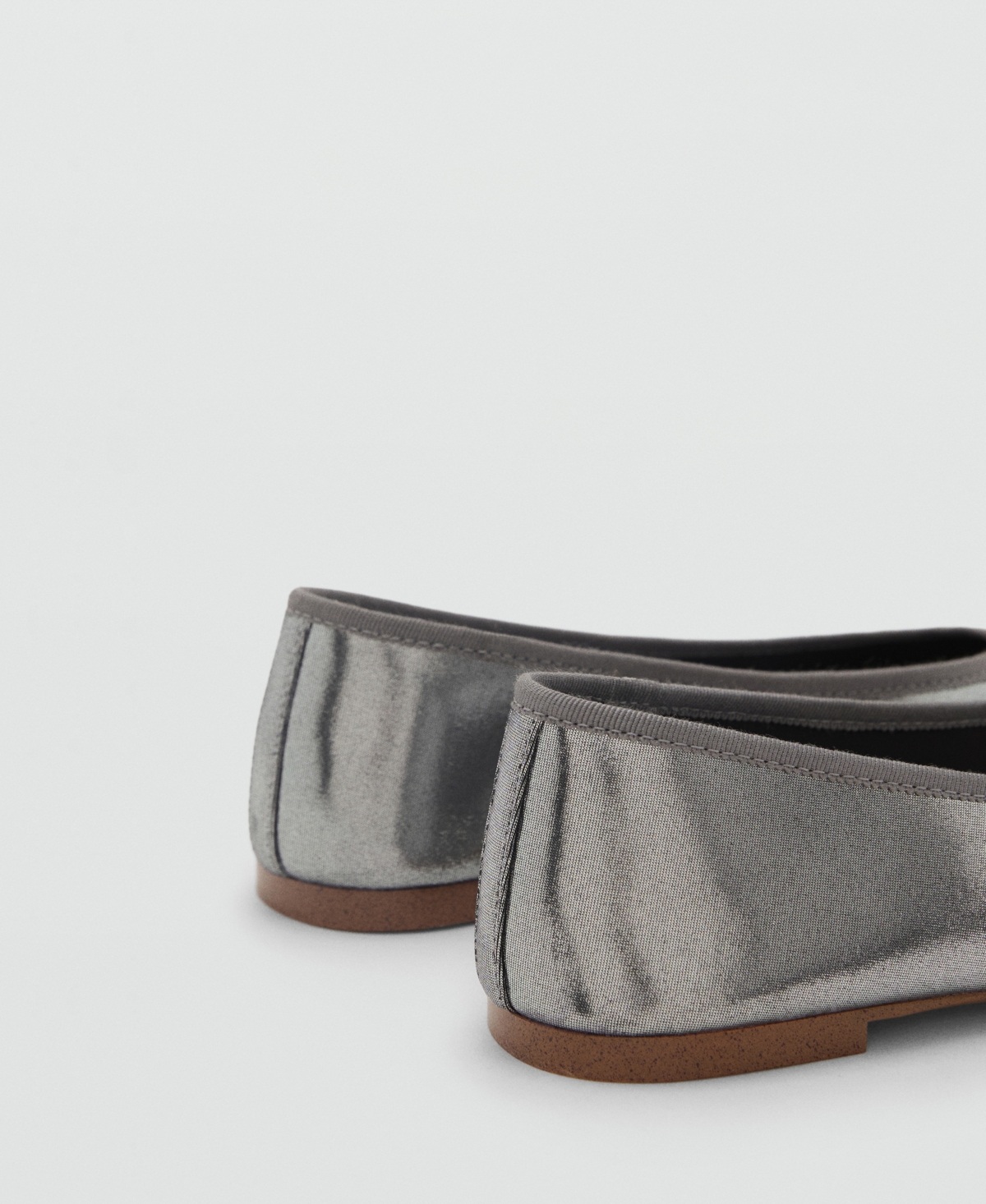 Mango Shoes Dark Silver