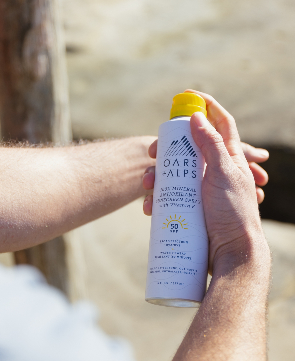 Oars + Alps Mineral Sunscreen Spray Spf 50, 6 Oz.