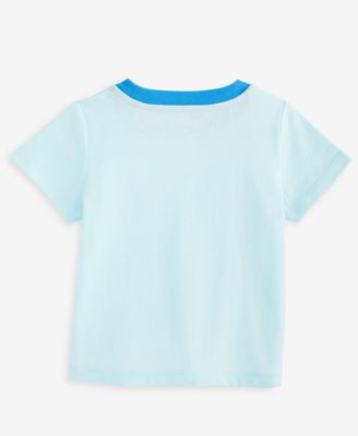 Baby Boys Whale Graphic Pocket T-Shirt