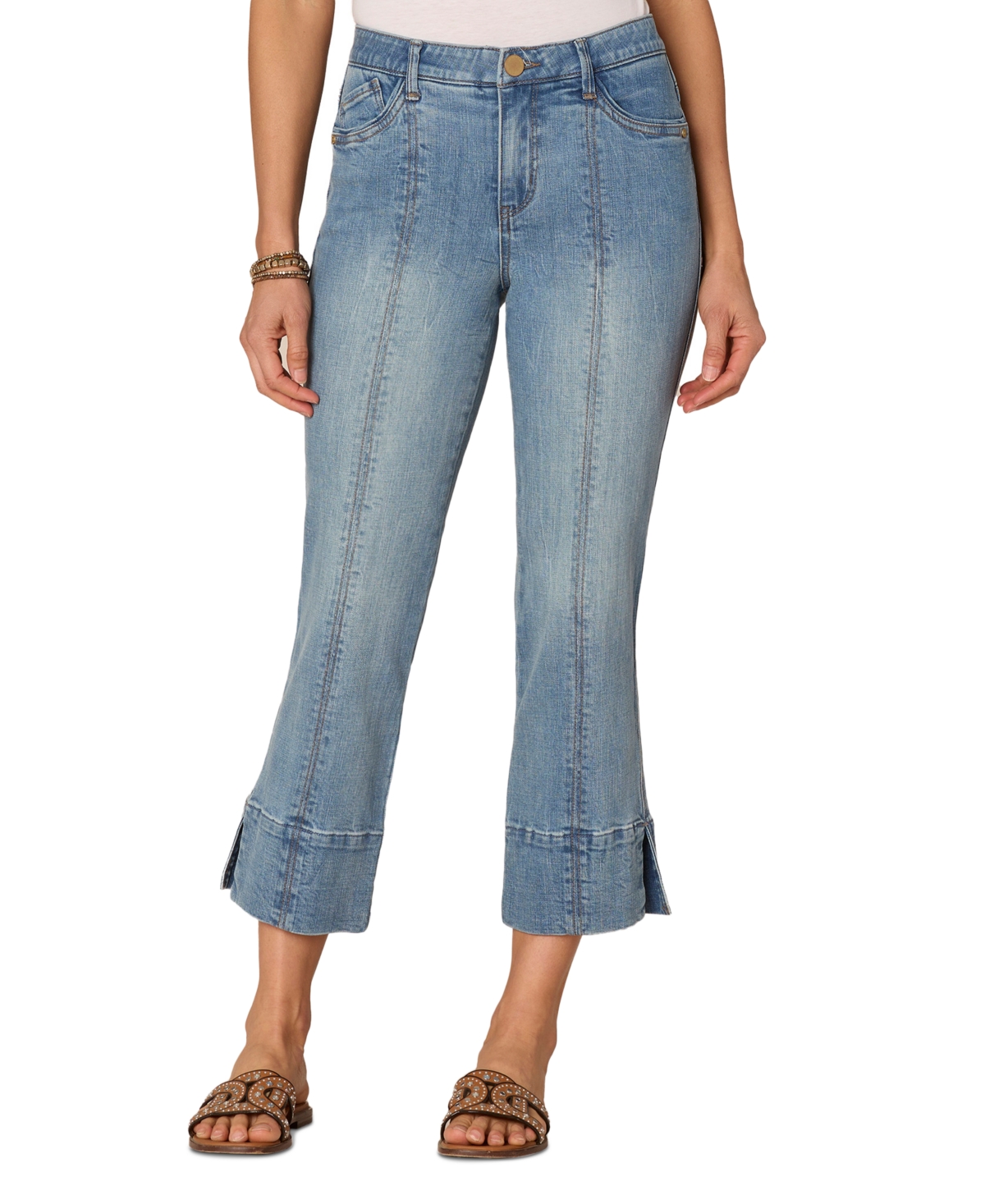 Women's "Ab" Solution High-Rise Kick-Flare Jeans - Light Blue