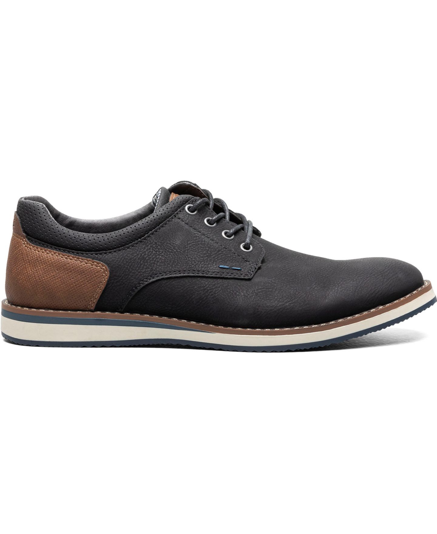 Мужские туфли Nunn Bush Hyde II Plain Toe Oxford, цвет: Чёрный — фото 3