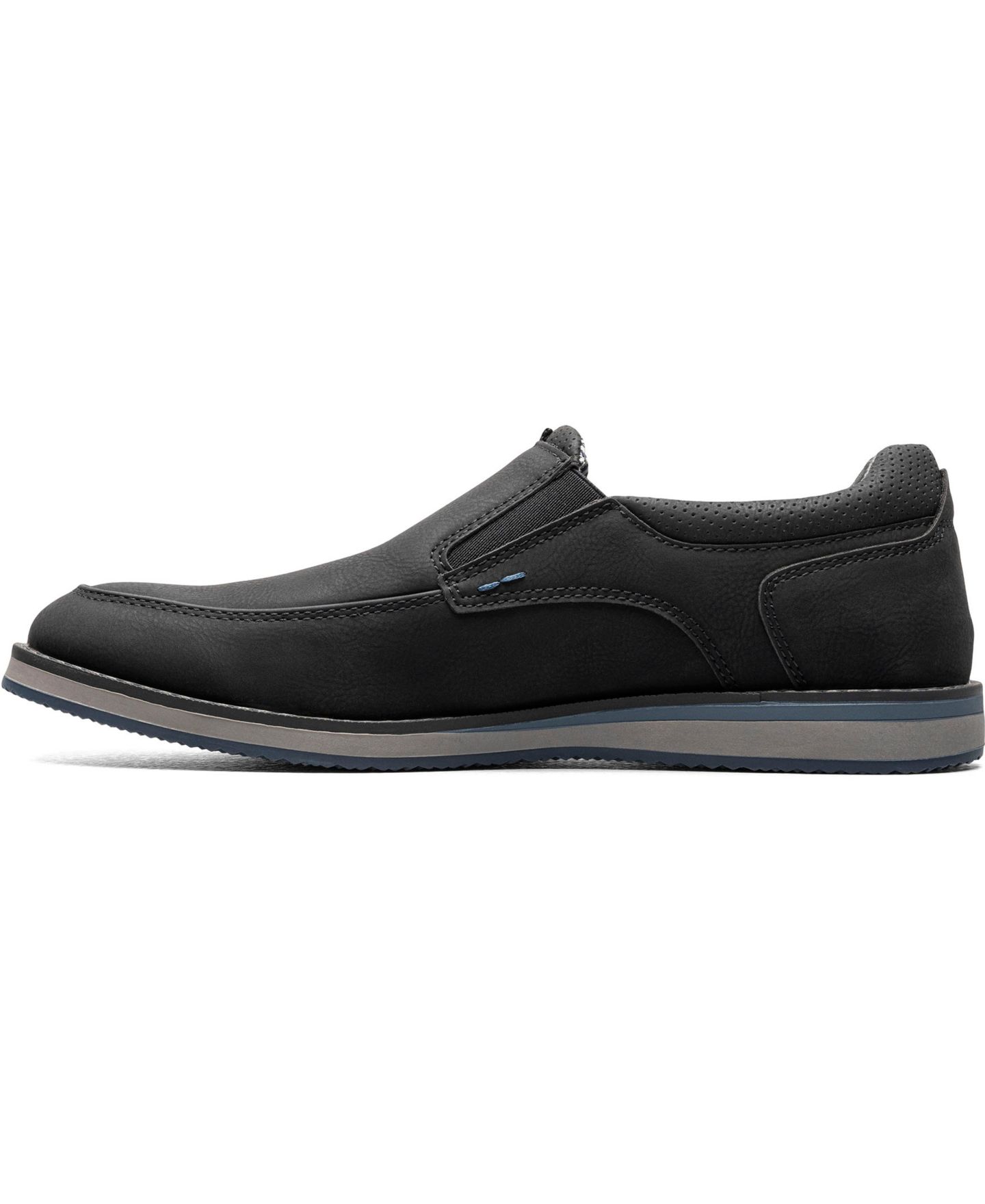 Мужские туфли Nunn Bush Hyde II Moc Toe, цвет: Чёрный — фото 5