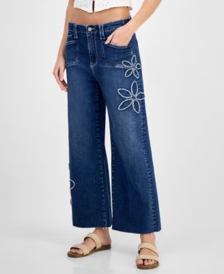 Women's Sabina Mid-Rise Denim On Denim Jeans 