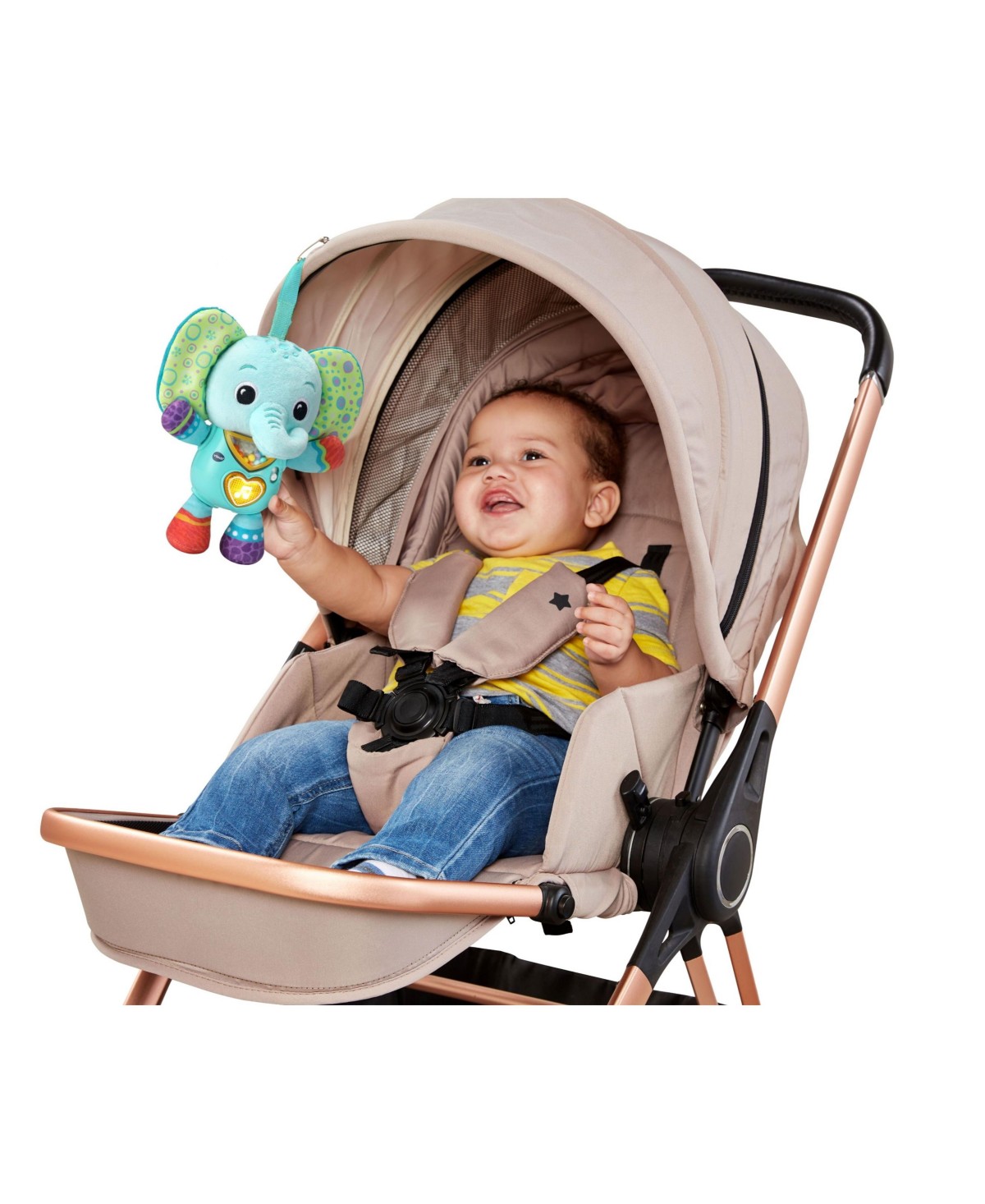 Детские мягкие игрушки VTech Baby Cuddle and Sing Elephant Toy — фото 4