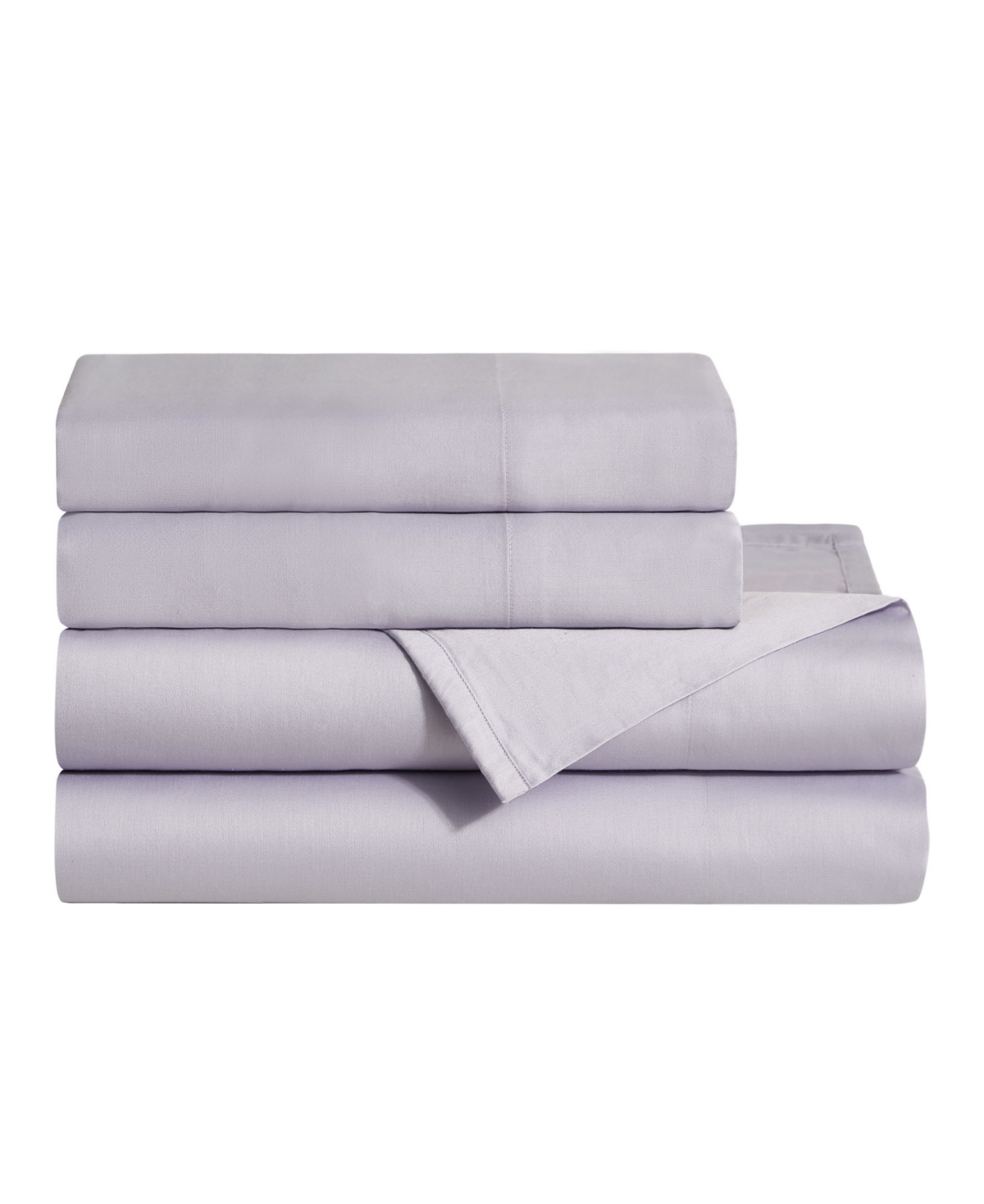 Jessica Simpson Blissful Dreams 300-thread Count Cotton Sateen 4-pc. Sheet Set, Queen In Evening Haze Purple