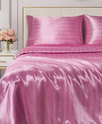 Satin Damask 4-Pc. Sheet Set, Queen