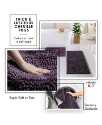 8-Piece Complete Bathroom Decor & Accessory Set with Bath Rugs