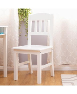 Taiga Kids Desk and Chair Set with Hutch - White: Kids Wood Desk with Drawers, Storage Shelf, and Corkboard | Study Table for Kids Bedroom