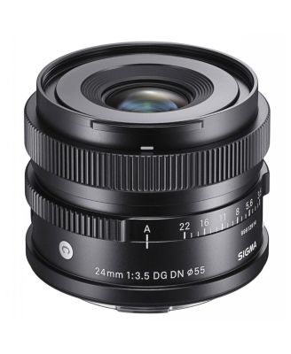 24mm f/3.5 DG DN Contemporary Lens for Sony E, Bundle with Tiffen 55mm Filter Kit, Cleaning Kit, Cap Keeper, Lens Cleaner, Lens Pouch, Lens Cap