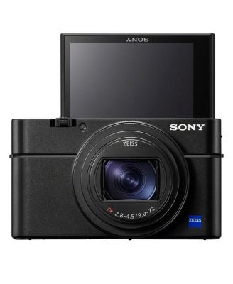 RX100 VII Premium Compact Camera with 1.0-type stacked CMOS sensor (DSCRX100M7), Bundle with 64GB Memory Card, Camera Bag