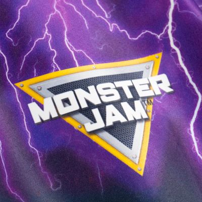 Boys Grave Digger Hawaiian Button Down Dress Shirt