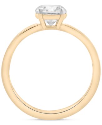 GSI Certified Diamond Solitaire Engagement Ring (1 ct. t.w.) in 14k White or  Yellow Gold