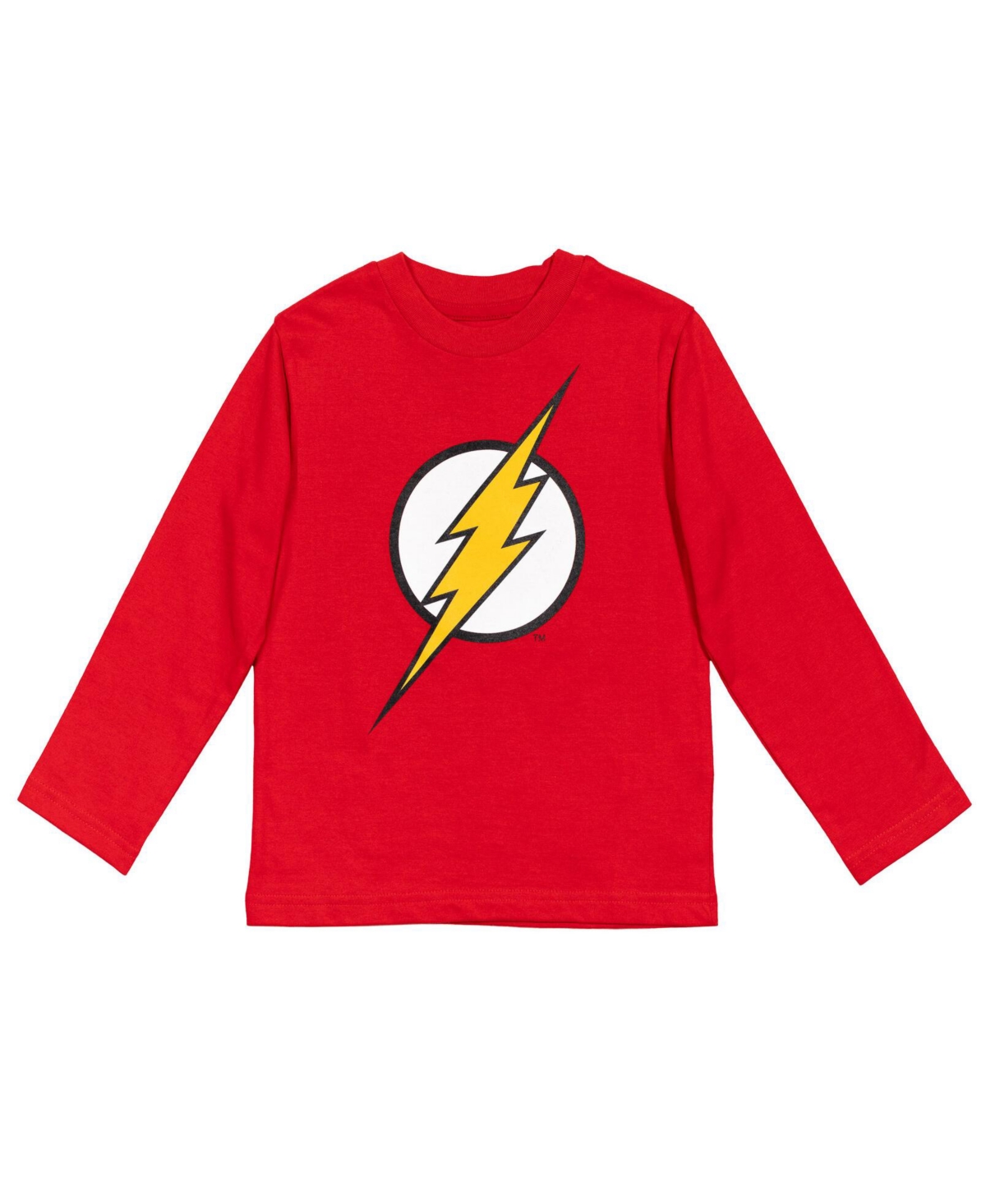 Justice League Little Boys Batman Superman The Flash 3 Pack Hang down Long Sleeve T-Shirts
