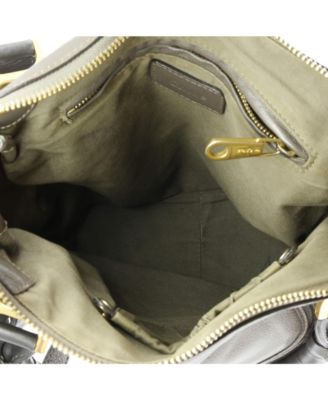 Medium Marcie Satchel Leather