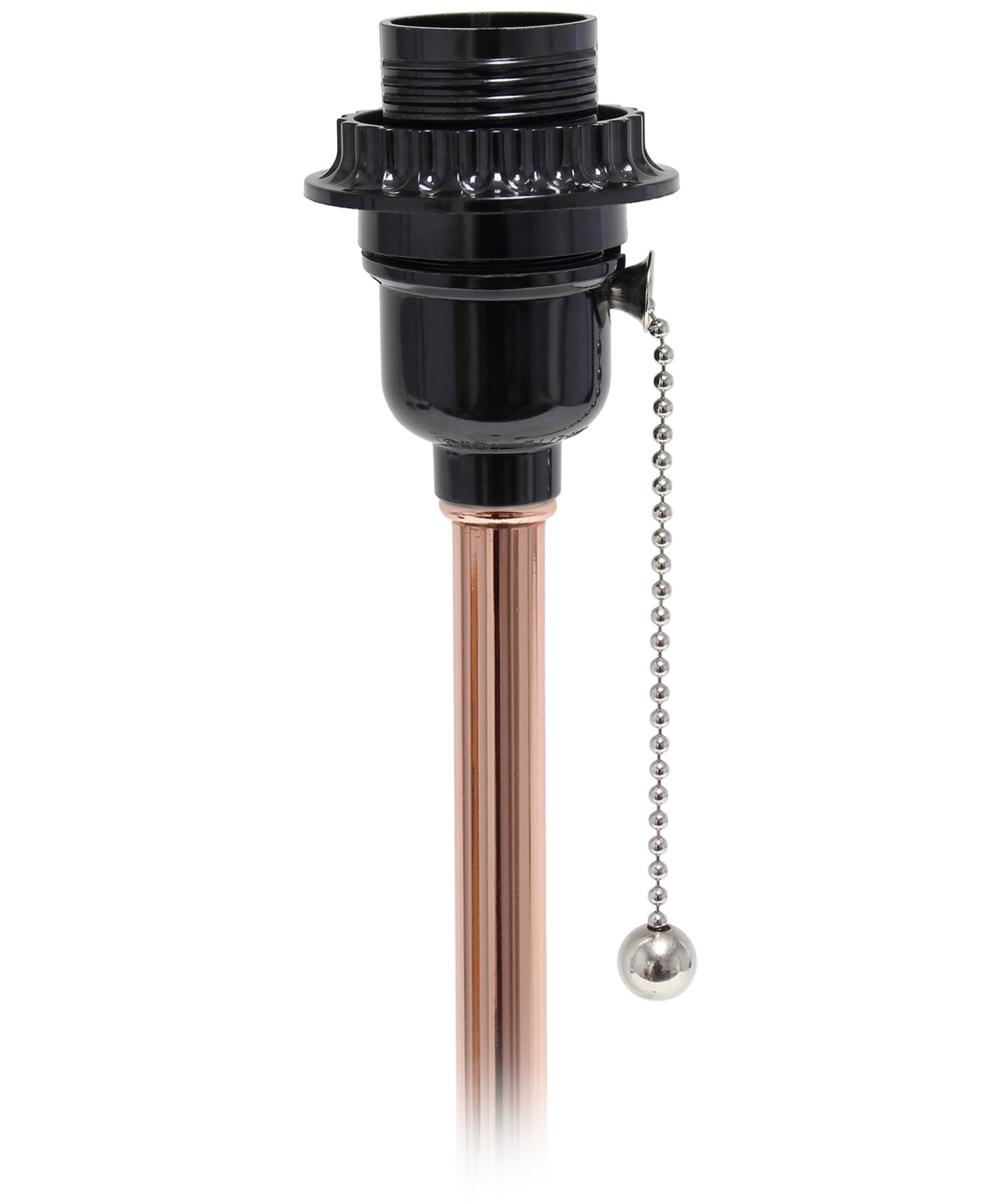 Creekwood Home 19.5" Metal Oslo Contemporary Bedside Duo Table Lamp Set In Rose Gold,white Shade