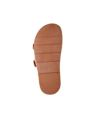 Women's Fausto Stitched Double Band Slip-On Sandals