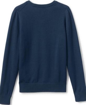 Men's Cotton Modal Fine Gauge V-neck Sweater