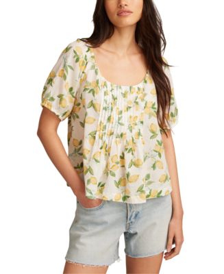 Lemon Babydoll Top