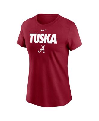 Women's Crimson Alabama Crimson Tide Local Ultimate Chant T-Shirt
