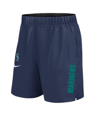 Men's Navy Seattle Mariners Woven Victory Performance Shorts