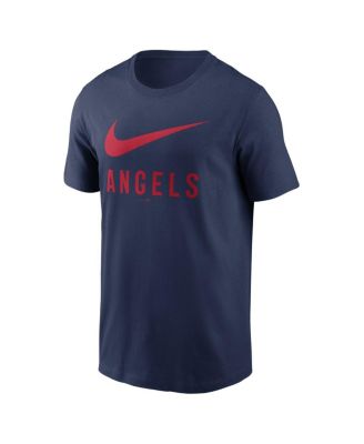 Men's Navy Los Angeles Angels Swoosh T-Shirt