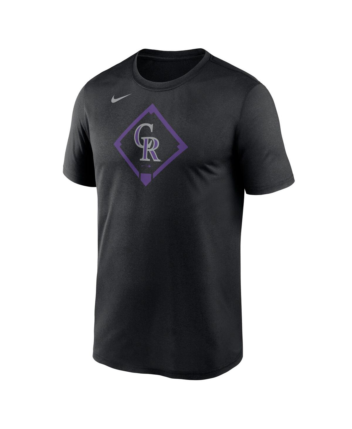 Nike Black Colorado Rockies Icon Legend Performance T-shirt In Black
