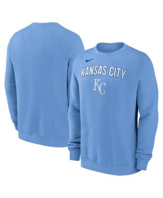 Nike - Men's Light Blue Kansas City Royals Pullover Sweatshirt