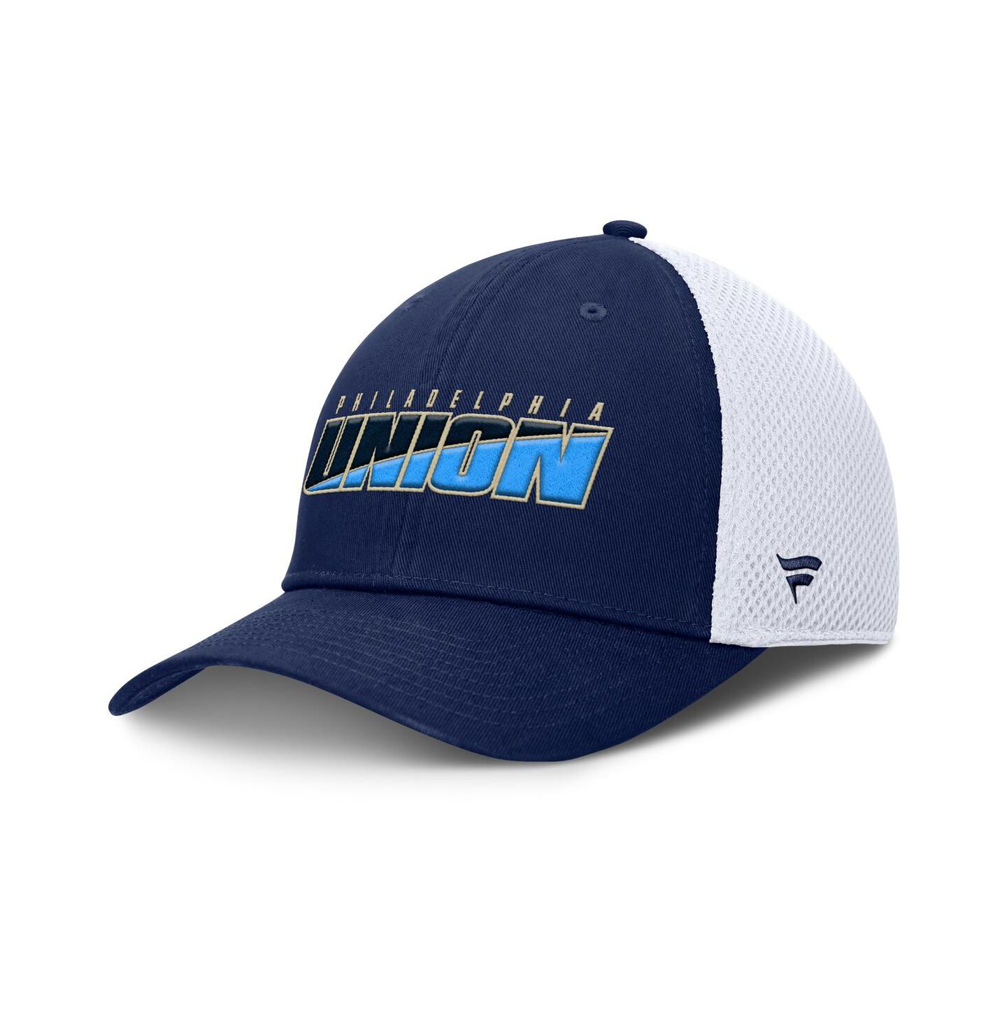 Мужская кепка Fanatics Navy Philadelphia Union Rocket Flex Hat — фото 1