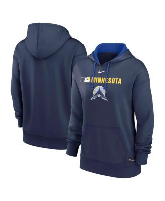 Nike - Women's Navy Minnesota Twins Authentic Collection City Connect Performance Pullover Hoodie
