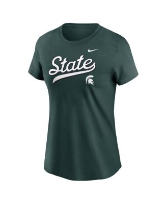 Women's Green Michigan State Spartans Local Script T-Shirt