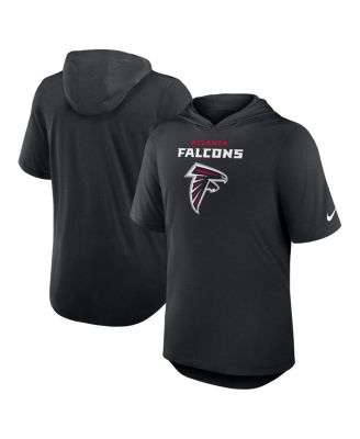 Nike - Men's Black Atlanta Falcons Lockup Tri-Blend Hoodie T-Shirt