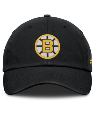 Men's Black Boston Bruins Decades Collection Adjustable Hat