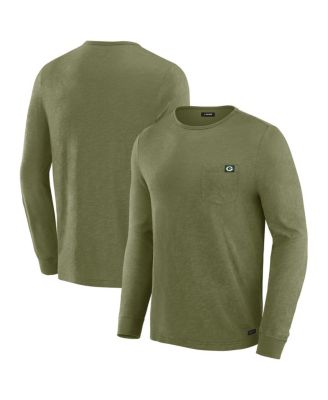 J. Palmer - Men's Olive Green Bay Packers In-The-Pocket Long Sleeve T-Shirt
