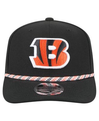 Men's Black Cincinnati Bengals Gameday Multi Rope 9SEVENTY Stretch-Snap Hat