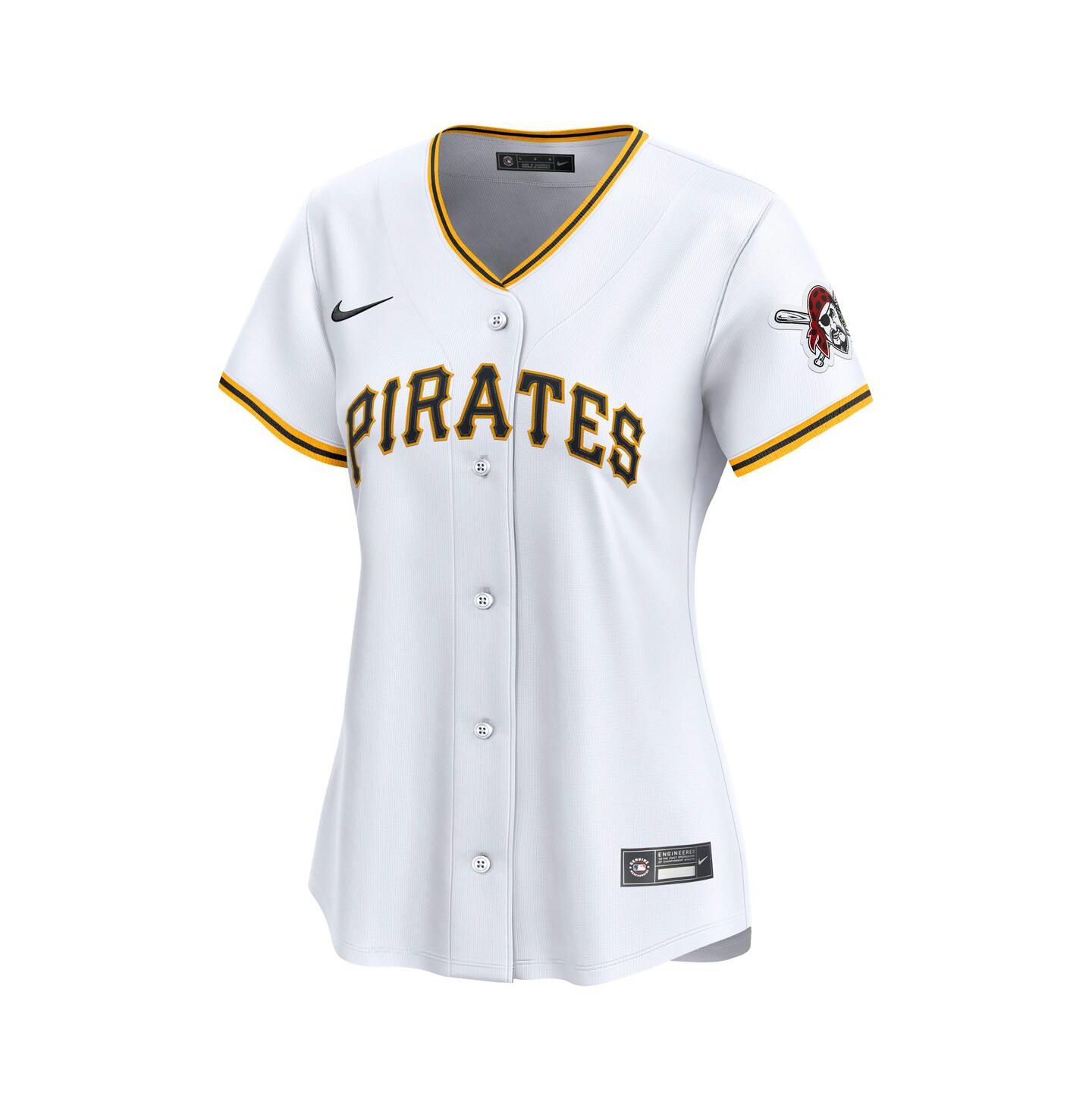 Женский топ Nike White Pittsburgh Pirates Home Limited Jersey — фото 3