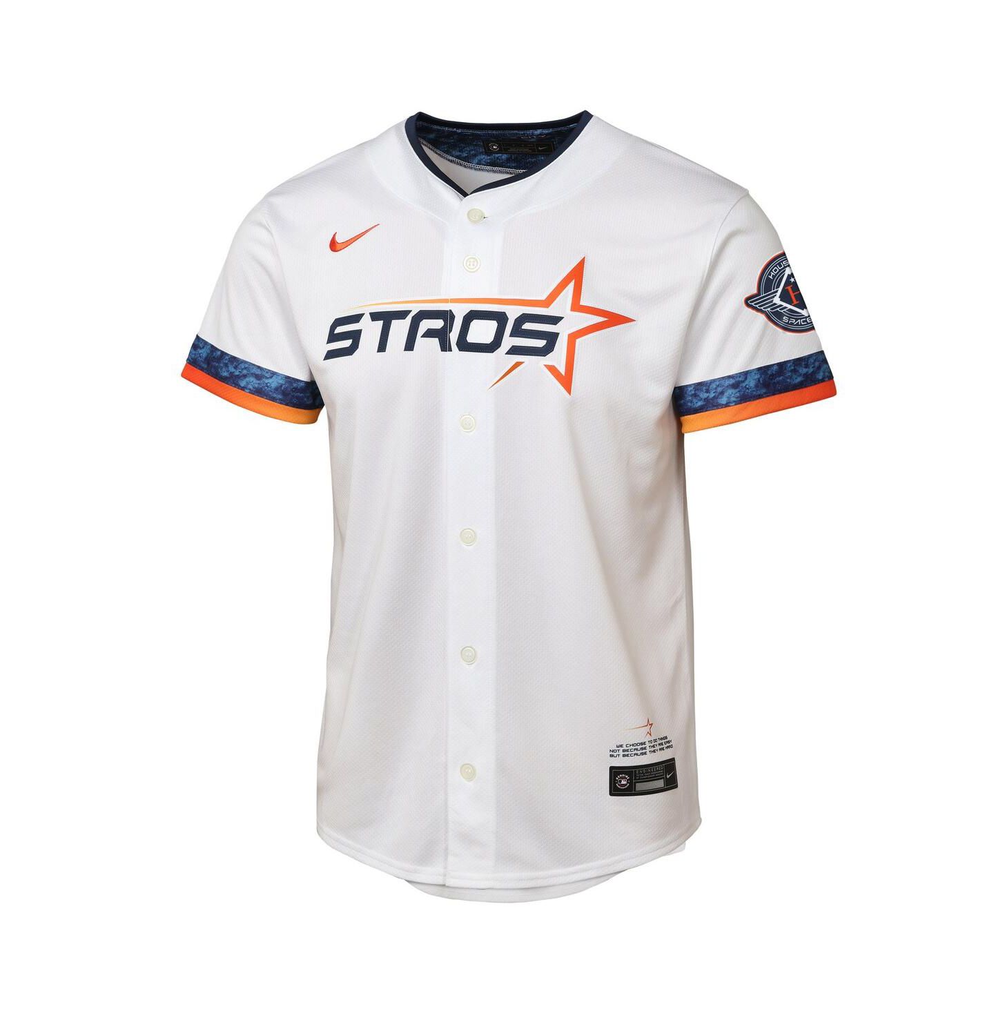 Детское джерси Nike Houston Astros 2025 City Connect Limited, White — фото 3