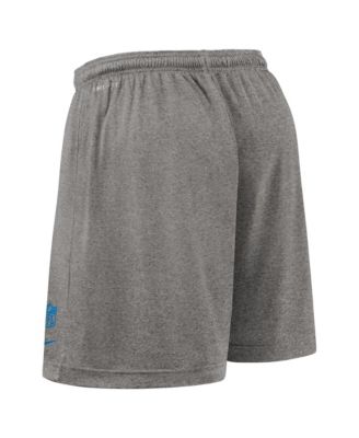 Men's Gray Detroit Lions Sideline Reversible Performance Shorts