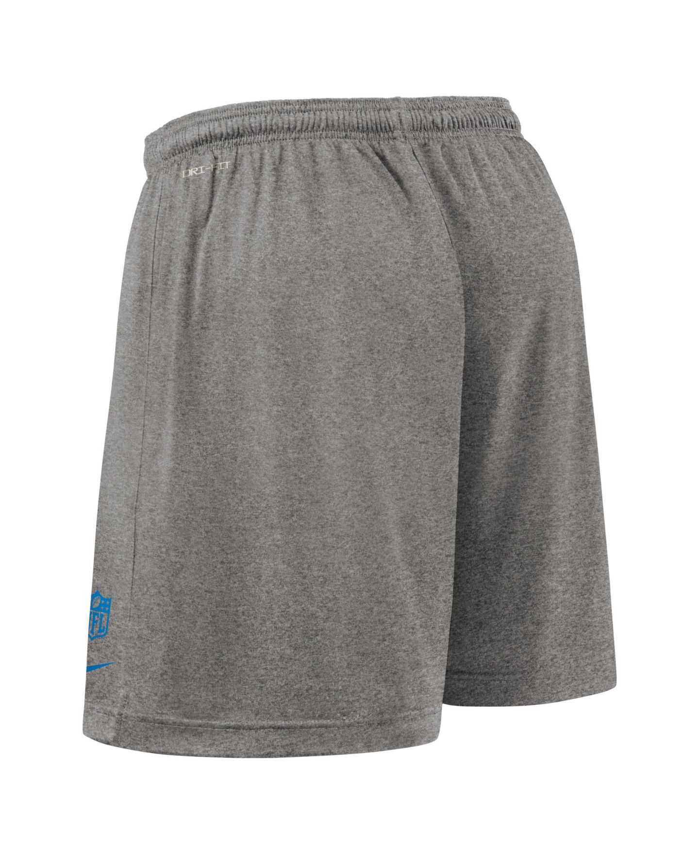 Мужские шорты Nike Gray Detroit Lions Sideline Reversible Performance — фото 5