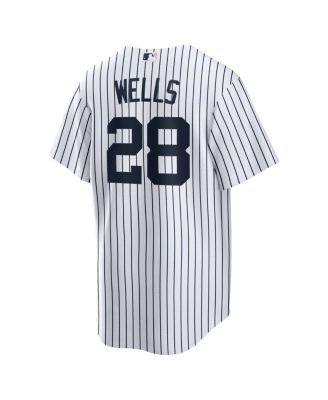 Men's Austin Wells White New York Yankees Home Replica Jersey