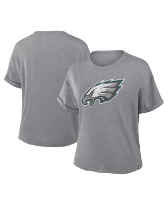 Fanatics - Women's Heather Gray Philadelphia Eagles Tribute Tri-Blend T-Shirt