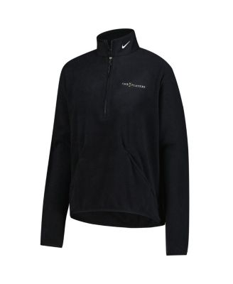 Women's Black 2025 THE PLAYERS Victory Half-Zip Performance Pullover Sweatshirt