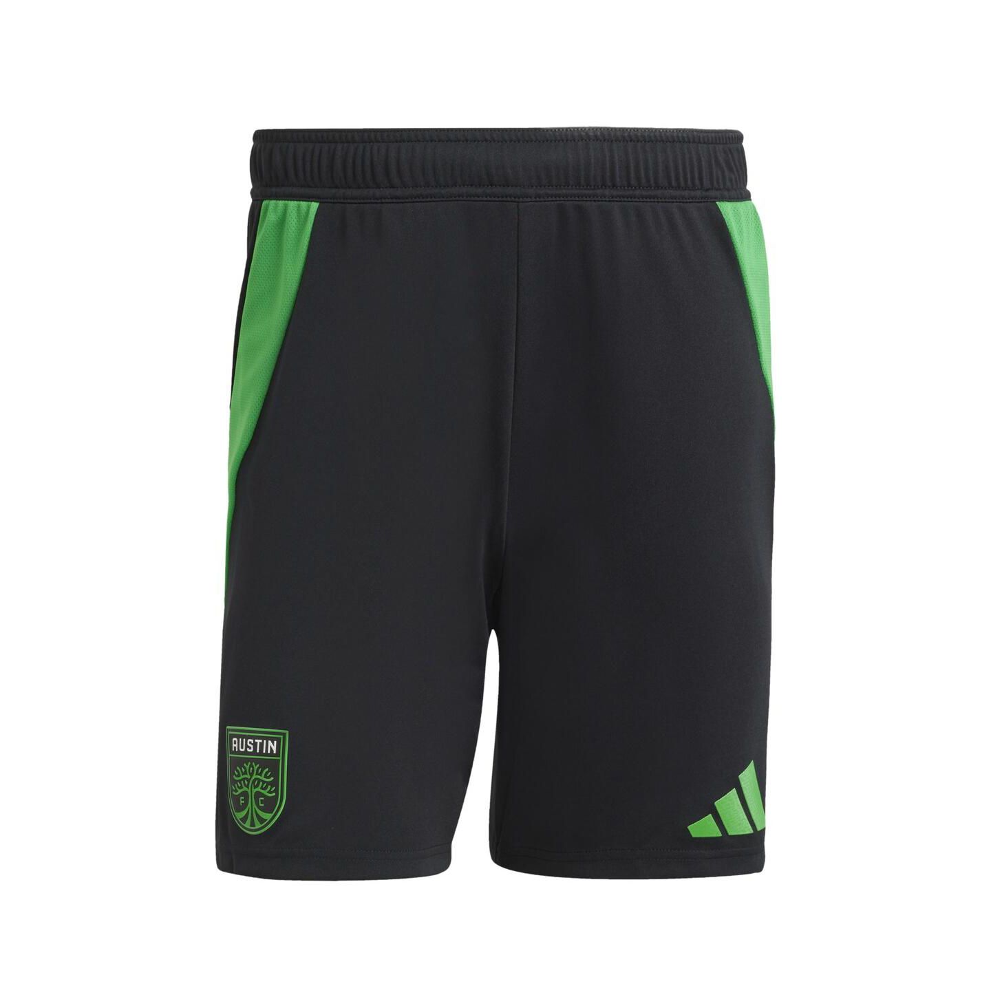 Мужские шорты adidas Black Austin FC Home 2025 The Heartbeat Kit Authentic — фото 1