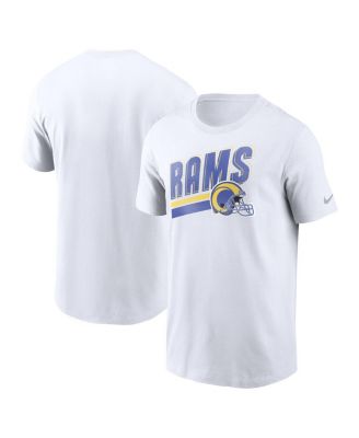 Nike - Men's White Los Angeles Rams Essential Blitz Lockup T-Shirt