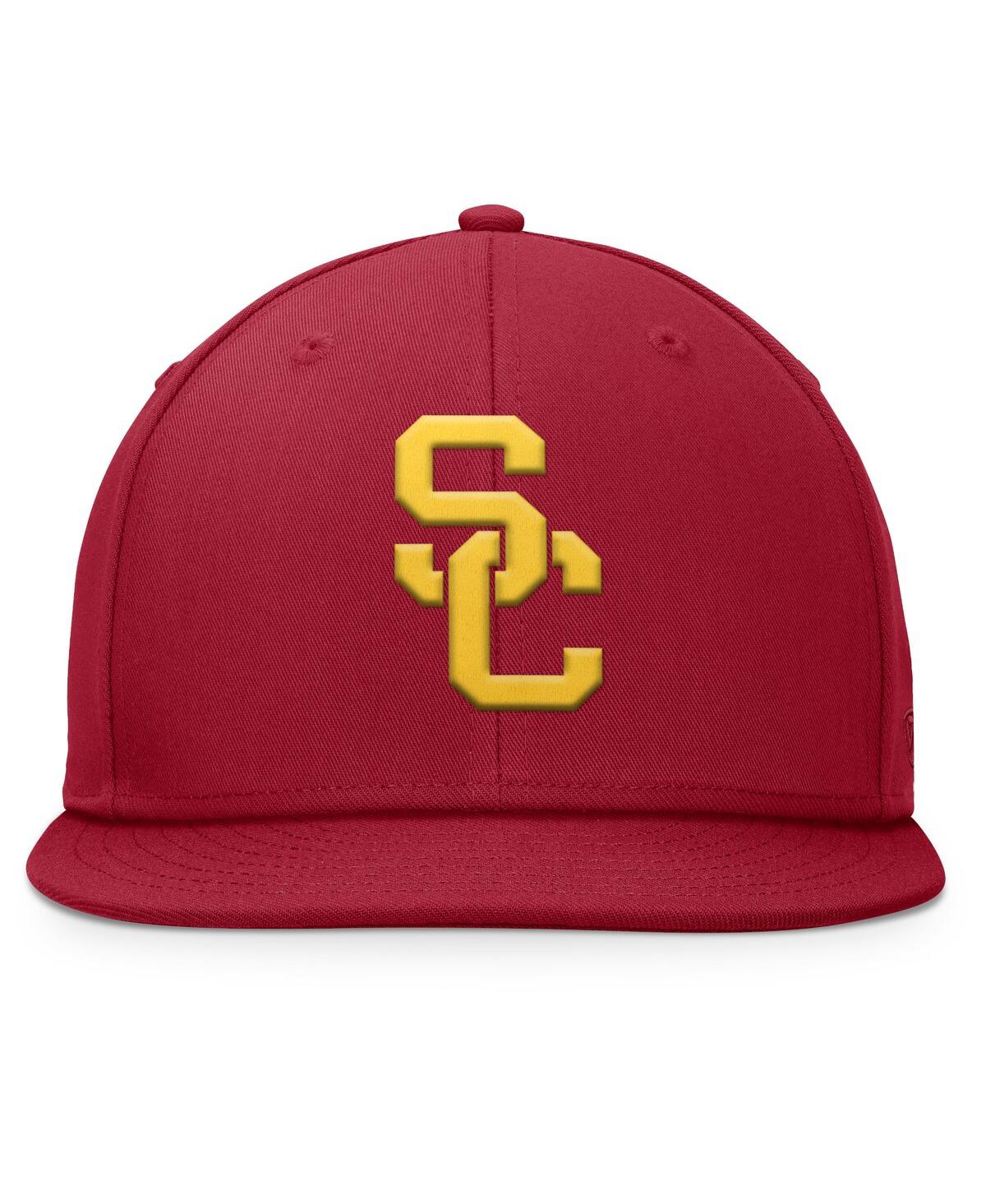 Top Of The World Men's Cardinal Usc Trojans Fundamental Snapback Hat In Cardinal